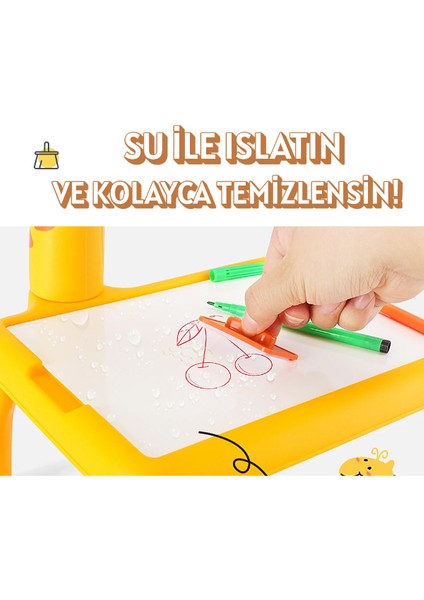 Zürafa Tasarımlı Projeksiyonlu Boyama Tahtası fiyatları