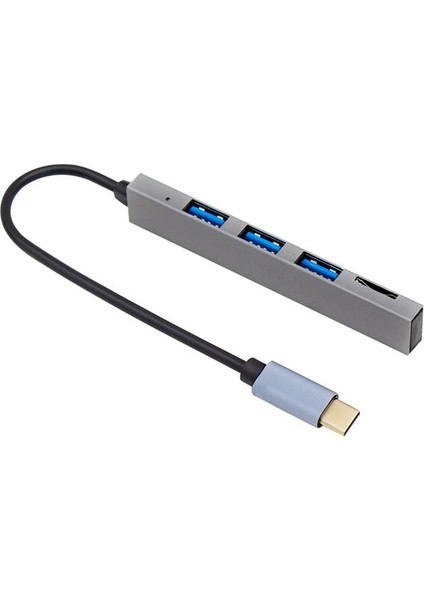 PM-6493 Type-C Hub 3x USB 3.0 Sd/tf Hafıza Kart Okuyucu Dock Station (Macbook - Pc - Pl