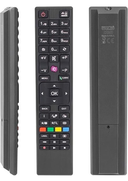 Seg Regal Kare Göbek Mor Tuşlu LCD LED Tv Kumanda