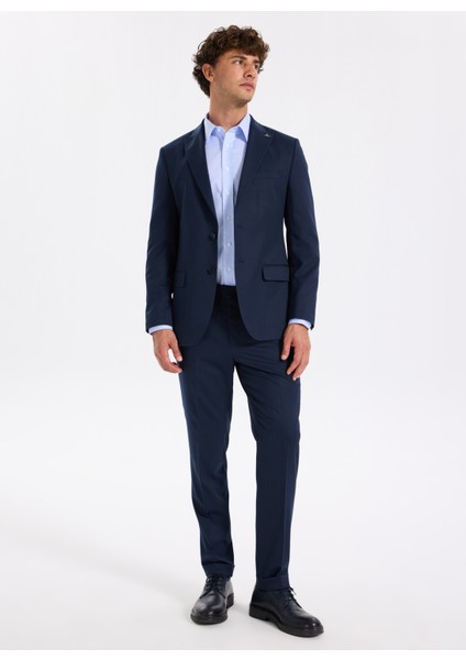 Slim Fit Sumos Yaka Çizgili Açık Mavi Erkek Gömlek F5WM-GML 2582 modelleri