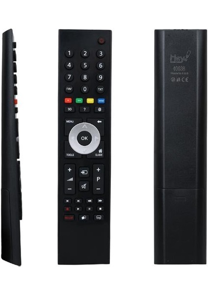 Hey Gri Göbek 3D Tuşlu LCD LED Tv Kumanda