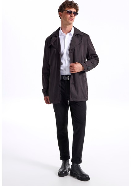 Slim Fit Sumos Yaka Düz Beyaz Erkek Gömlek F5WM-GML 2581 fiyatları