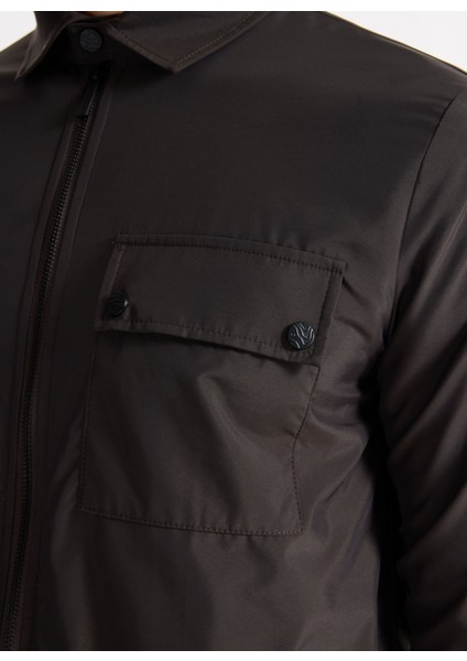 D5WM-GML3710 Antrasit Relaxed Düz Erkek Gömlek indirimleri