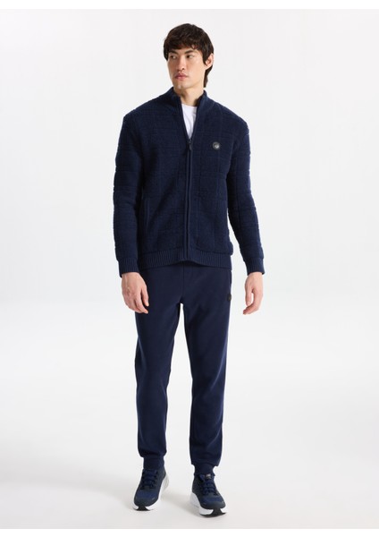 D5WM-HRK3766 Lacivert Relaxed Düz Erkek Hırka fiyatları