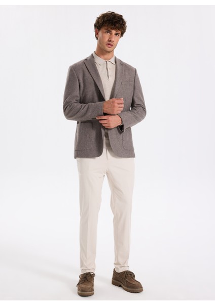 Slim Fit Vizon Erkek Diyagonal Ceket Leka fiyatları