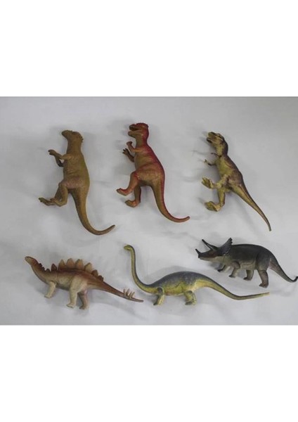 Bfs SH-9001-VARDEM Poşetli 6pcs 8 Inch Çiftlik Hayvan ve Dinozor Set modelleri