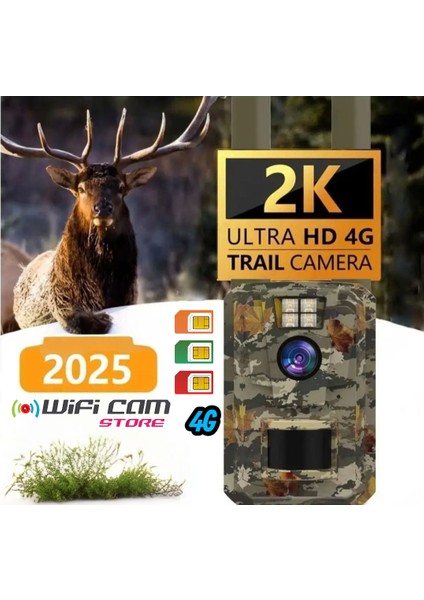 Sim Kartlı ve Güneş Panelli Mini Kamuflaj Fotokapan Kamera modelleri