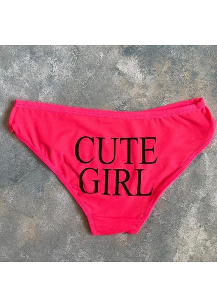 Kadın %95 Pamuklu Günlük Kullanım Seksi Yazılı Slip fırsatları