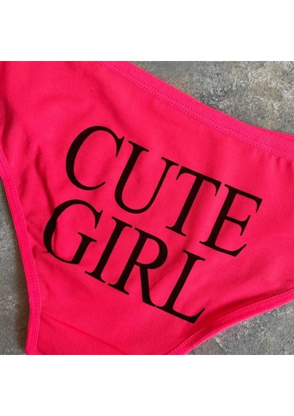 Kadın %95 Pamuklu Günlük Kullanım Seksi Yazılı Slip indirimleri