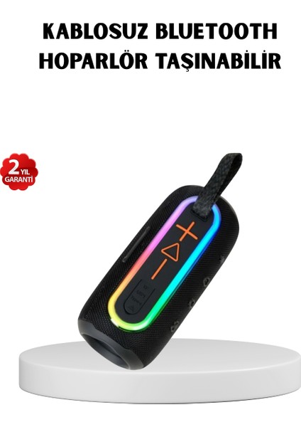 Kablosuz Hoparlör – Bluetooth 5.1, Güçlü Bas ve 10 Metre Menzil