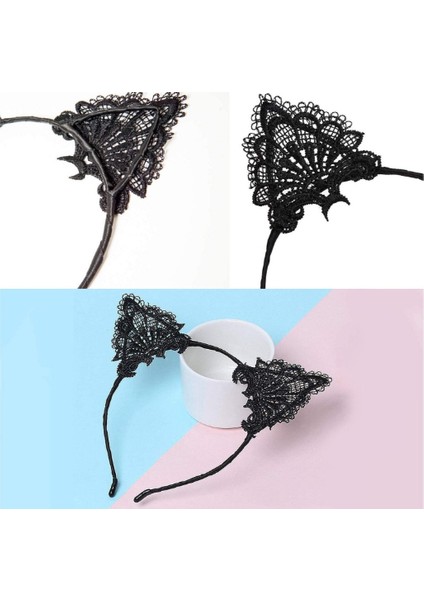 Dantelli Kedi Kulağı Tacı