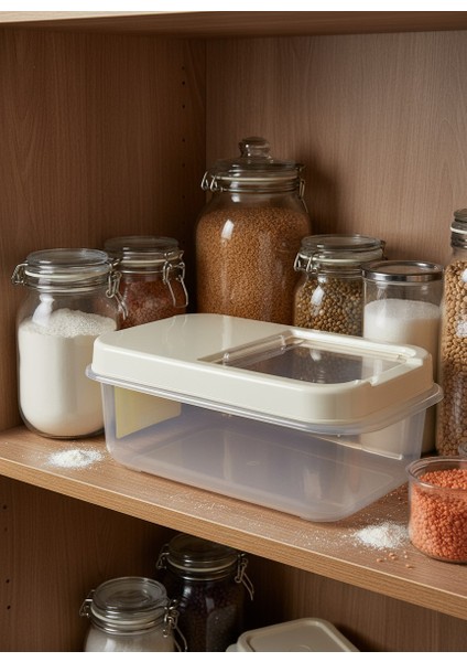 Hediyeli Gıda Saklama Kabı Seti – Büyük Boy 5lt Kapaklı Saklama Kabı + Smoke 4’lü Kap Seti Hediye | Hava Geçirmez, Şeffaf, Dayanıklı fiyatları