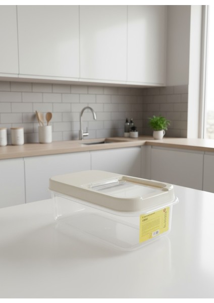 Hediyeli Gıda Saklama Kabı Seti – Büyük Boy 5lt Kapaklı Saklama Kabı + Smoke 4’lü Kap Seti Hediye | Hava Geçirmez, Şeffaf, Dayanıklı modelleri