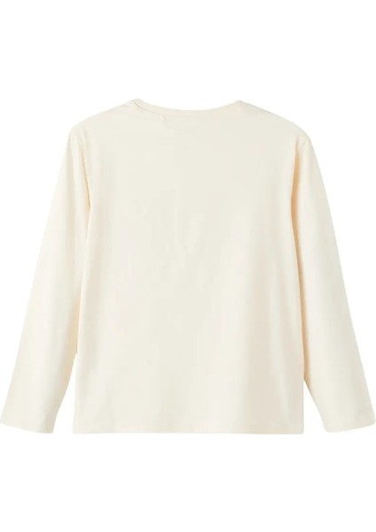 Kız Krem Çocuk Uzun Kollu T-Shirt fiyatları