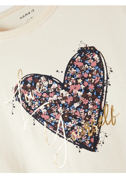 Kız Krem Çocuk Uzun Kollu T-Shirt modelleri