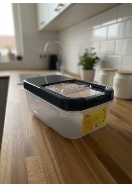 Hediyeli Gıda Saklama Kabı Seti – Büyük Boy 5lt Kapaklı Saklama Kabı + Smoke 4’lü Kap Seti Hediye | Hava Geçirmez, Şeffaf, Dayanıklı indirimleri