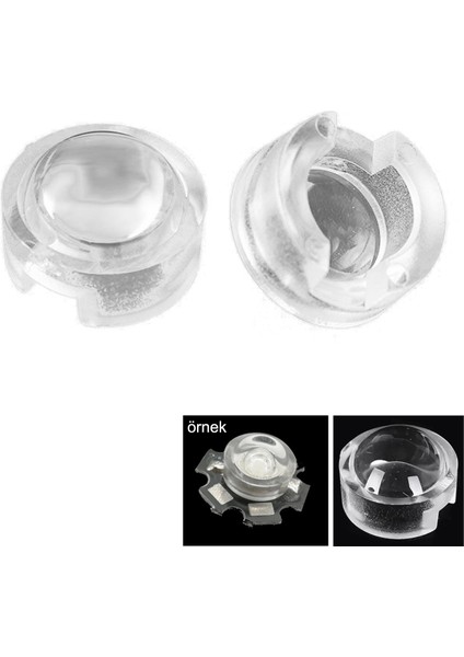 Power LED Lens Merceği 13MM 45 Derece