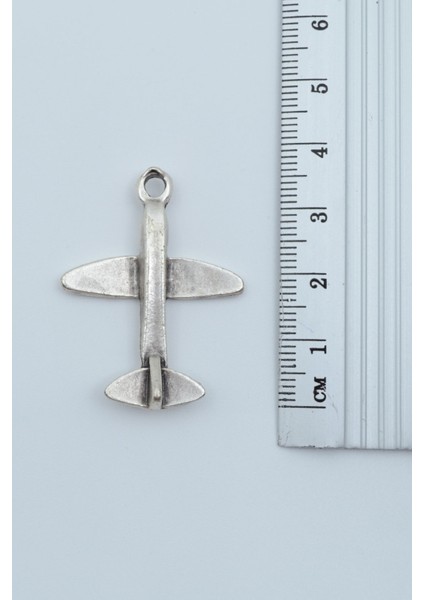 Minimal Uçak Gümüş Kaplama Deri İp Kolye modelleri