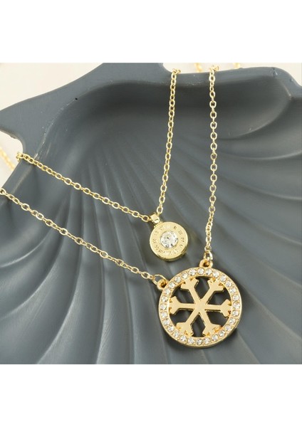 Techmrt Göz Yeni Sezon Ikili Kolye-Sarı