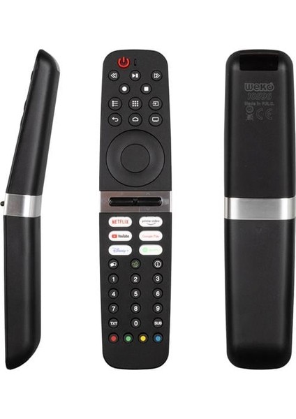 Arçelik-Beko-Grundig Youtube-Spotify-Google Play-Disney+ Tuşlu LCD LED Tv Kumanda