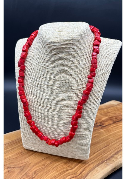 🔥 Bodrum Ateşi – Kırmızı Cam Boncuk Ayarlanabilir Kolye indirimleri