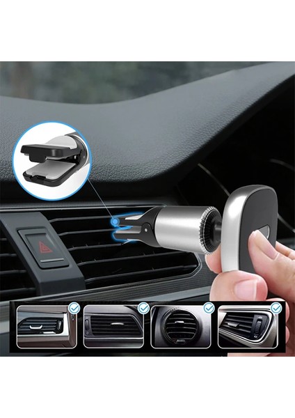 Floveme Güçlü Mıknatıslı 360 Döner Universal Araç Havalandırma Telefon Tutu - M787B985-N58 modelleri