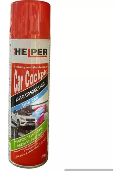 Helper Torpido Temizleme Bakım ve Parfüm Spreyi 220 ml Parlak Görünüm Toz Tutmaz Etki Hoş Koku modelleri