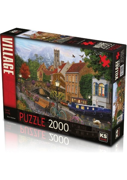 22509 Ks, Canal Living, 2000 Parça Puzzle Kız Erkek Çocuk Oyuncak Eğitici Oyuncaklar