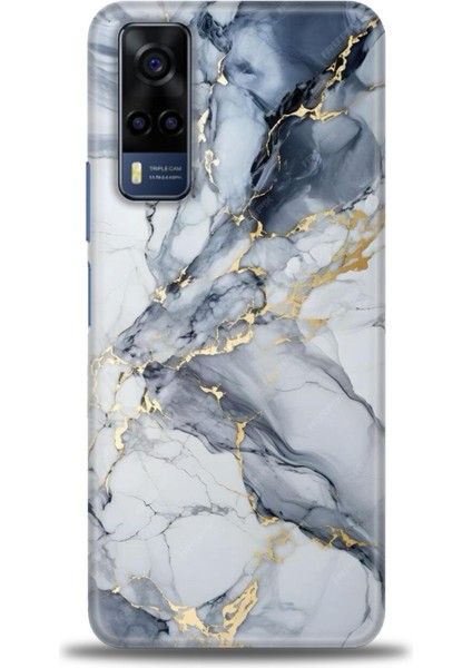 Vivo Y51 Kılıf Hd Baskılı Kılıf + Seramik Tam Kaplayan Ekran Koruyucu 319