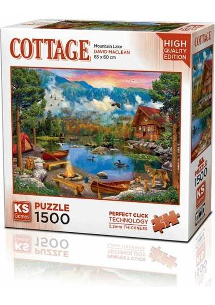 22036 Mountain Lake 1500 Parça Puzzle -Ks Kız Erkek Çocuk Oyuncak Eğitici Oyuncaklar