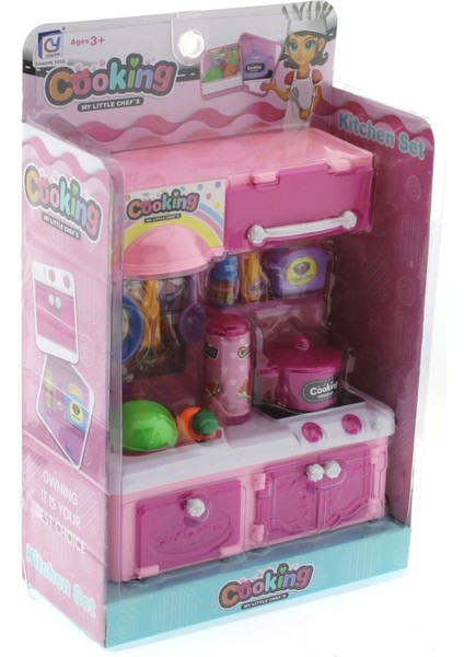 Aksesuarlı Mini Mutfak Seti Kız Erkek Çocuk Oyuncak Eğitici Oyuncaklar