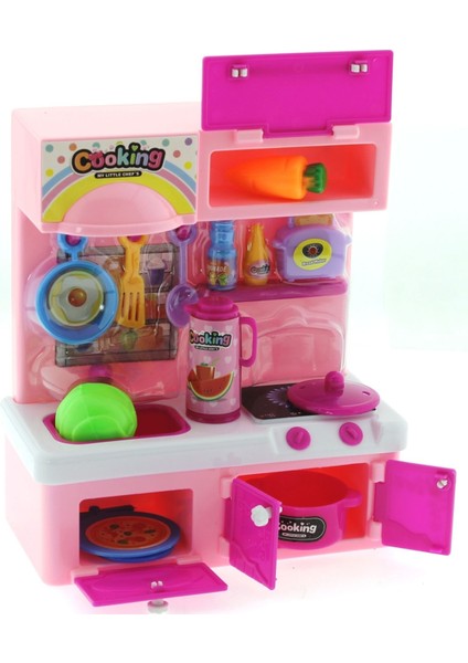 Aksesuarlı Mini Mutfak Seti Kız Erkek Çocuk Oyuncak Eğitici Oyuncaklar modelleri