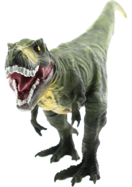Yumuşak Plastik 31CM Dinozor Figür - Yeşil T-Rex Kız Erkek Çocuk Oyuncak Eğitici Oyuncaklar