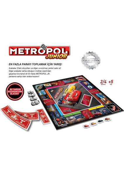 Cr 10303 Cars Metropol Junior Oyunu -Ks Games Kız Erkek Çocuk Oyuncak Eğitici Oyuncaklar fiyatları