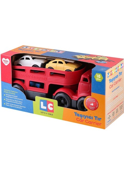 30808 Kanz Taşıyıcı Tır Kız Erkek Çocuk Oyuncak Eğitici Oyuncaklar