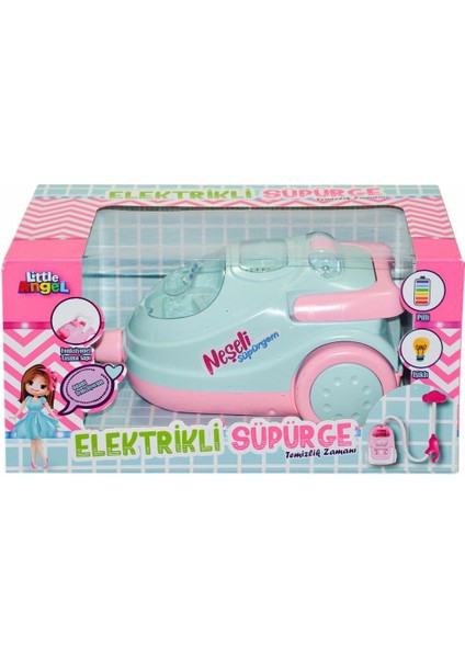 02601 Oydaş, Neşeli Süpürge Orta Boy Kız Erkek Çocuk Oyuncak Eğitici Oyuncaklar