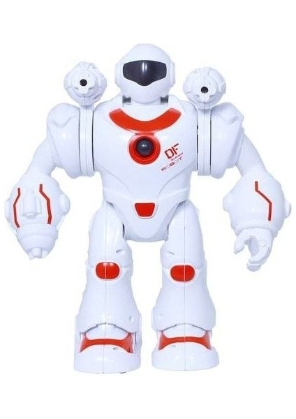 Füze Atan Sesli ve Işıklı Robot Kırmızı-Beyaz Kız Erkek Çocuk Oyuncak Eğitici Oyuncaklar fiyatları