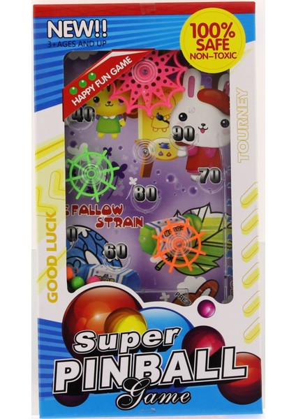 Tavşanlı Mini Pinball Kız Erkek Çocuk Oyuncak Eğitici Oyuncaklar