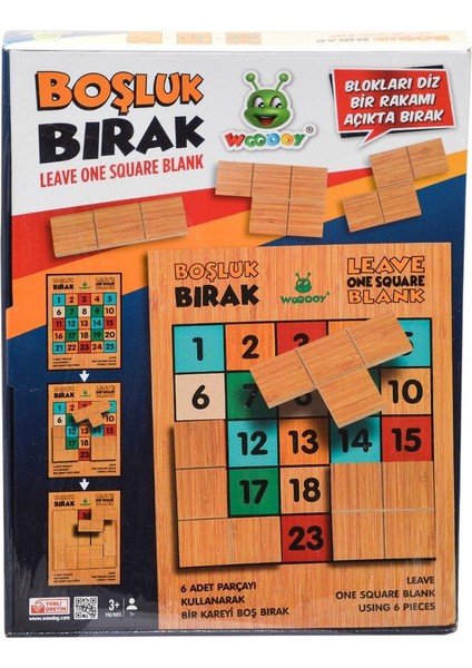 119 Woody Boşluk Bırakma Oyunu -Karsan Kız Erkek Çocuk Oyuncak Eğitici Oyuncaklar