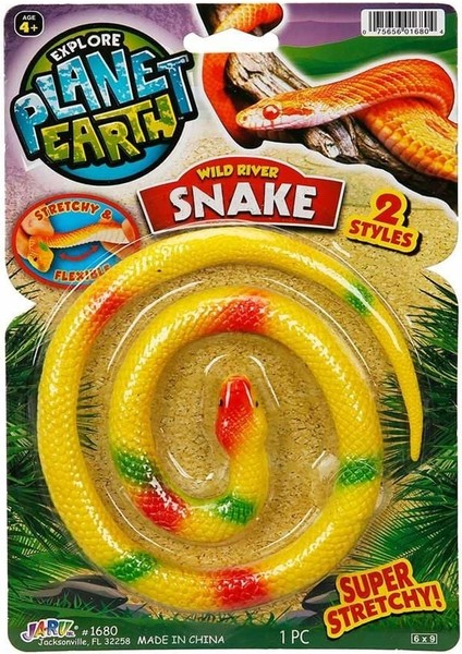 Jaru Planet Earth Streç Esnek Yılan -1ADET Stokta Olan Gönderilir Kız Erkek Çocuk Oyuncak Eğitici Oy modelleri