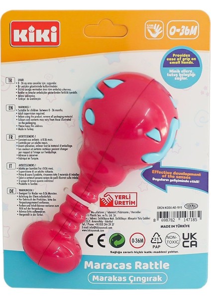 AE-1910 Marakas Çıngırak Kız Erkek Çocuk Oyuncak Eğitici Oyuncaklar fiyatları