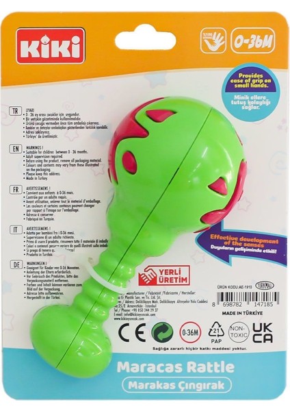 AE-1910 Marakas Çıngırak Kız Erkek Çocuk Oyuncak Eğitici Oyuncaklar modelleri