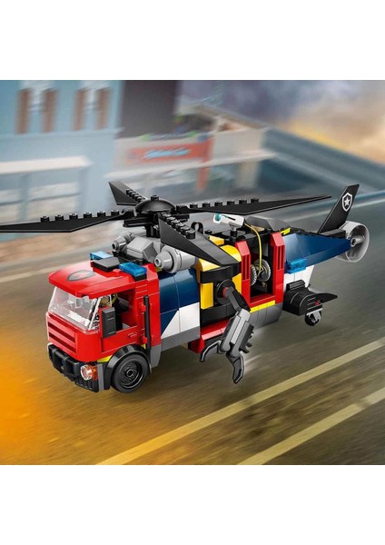 LEGO City Helikopter, Itfaiye Kamyonu ve Denizaltı Karışımı 60462 Kız Erkek Çocuk Oyuncak Eğitici Oy fiyatları