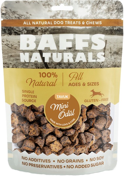 s Tavuk Mini Ödül %100 Doğal Köpek Ödül Maması 100 gr