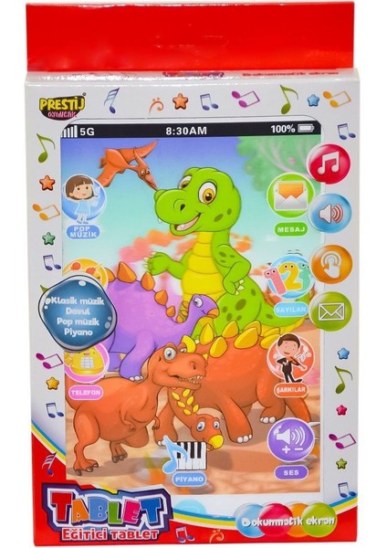 Fab 1705 Eğlenceli Pilli Dokunmatik Tablet -Prestij Kız Erkek Çocuk Oyuncak Eğitici Oyuncaklar fiyatları