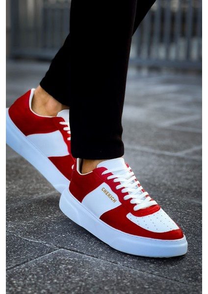 CH087 - Cbt Kenton Erkek Ayakkabı Kırmızı / Beyaz modelleri