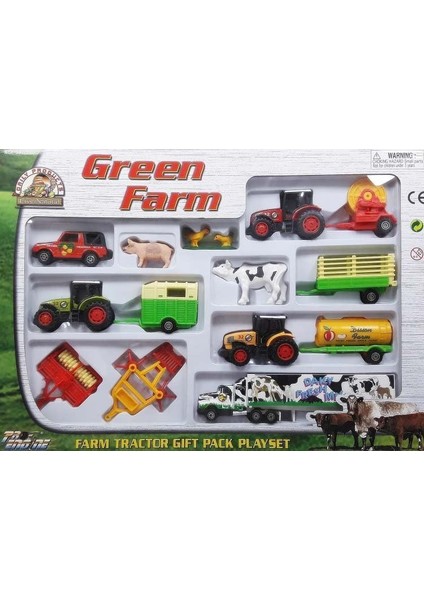 Sunman Green Farm Çiftlik Seti Kız Erkek Çocuk Oyuncak Eğitici Oyuncaklar