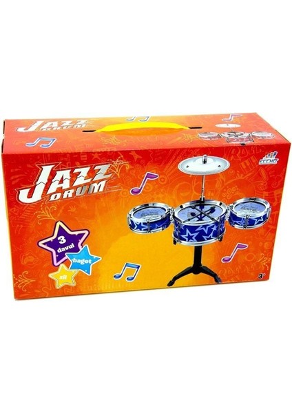 Sunman Jazz Drum Mini Bateri Seti - S00041008 Kız Erkek Çocuk Oyuncak Eğitici Oyuncaklar