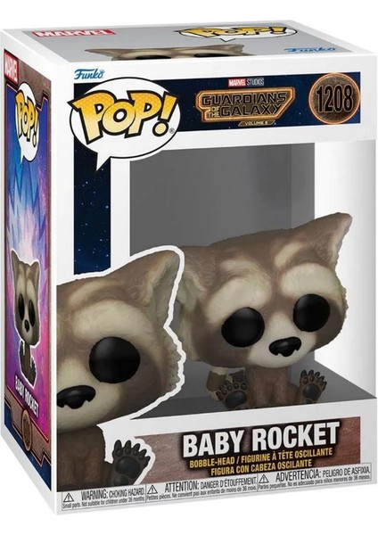 Funko Pop Movies Guardians Of The Galaxy Baby Rocket Kız Erkek Çocuk Oyuncak Eğitici Oyuncaklar fiyatları