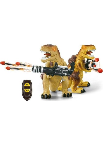 Uzaktan Kumandalı Füze Atan Dinozor T-Rex Kız Erkek Çocuk Oyuncak Eğitici Oyuncaklar modelleri
